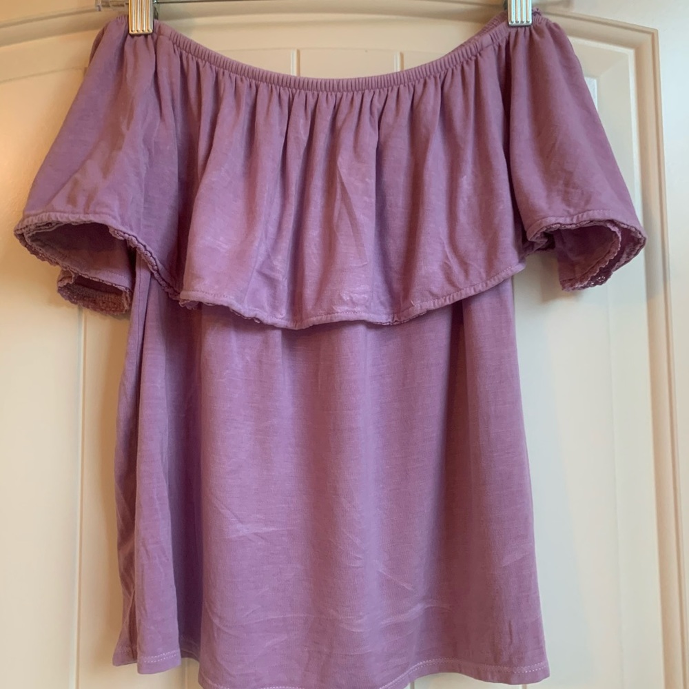 American Eagle Soft & Sexy off shoulder top